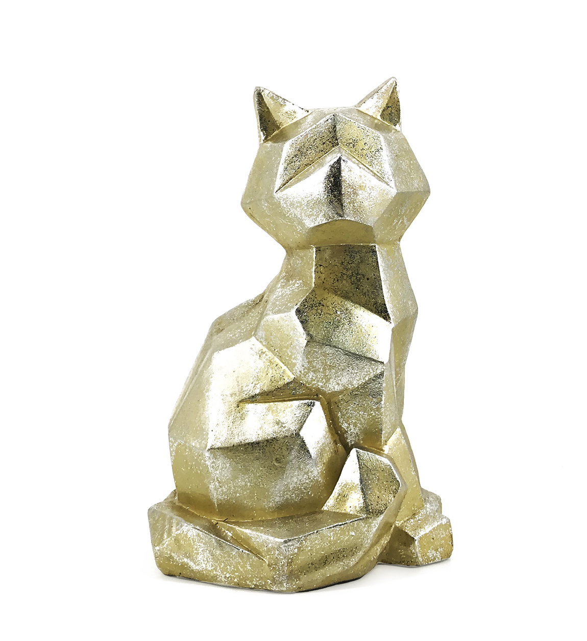 Chat Geometrique Argent Moycor